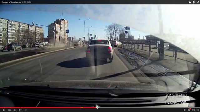 Авария в Челябинске 18 03 2015 