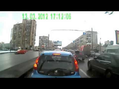 ДТП Мустанга занесло