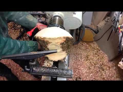 Как на станке сделать чашу из дерева с "натуральными" краями 