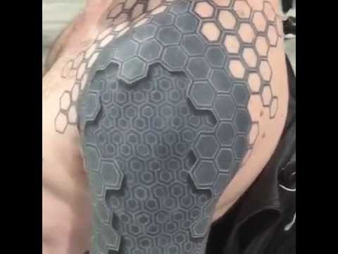 Тату с ЗД эффектом