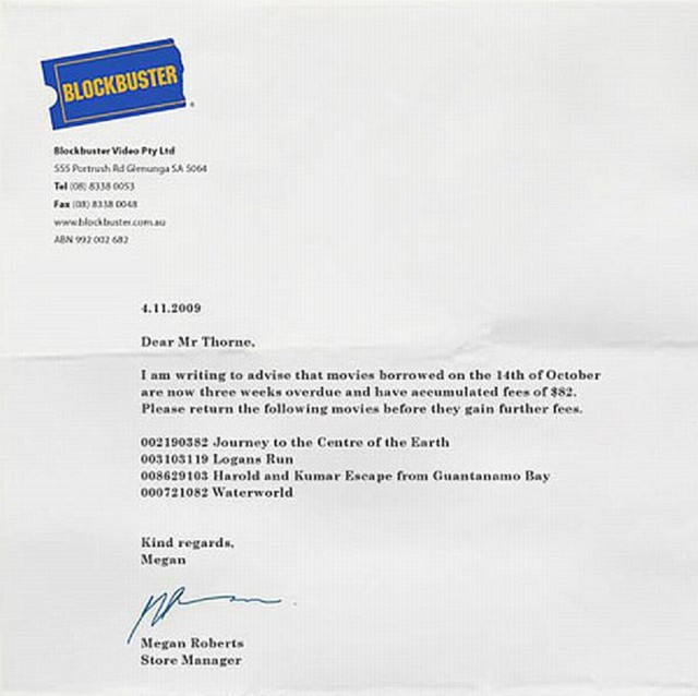 Дэвид Торн по-русски: Видеопрокат