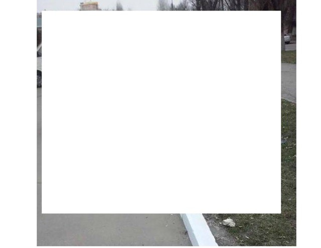 Побелка бордюров