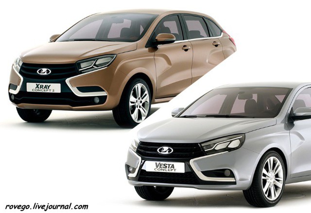 «АвтоВАЗ» назвал цены Lada Vesta и XRAY