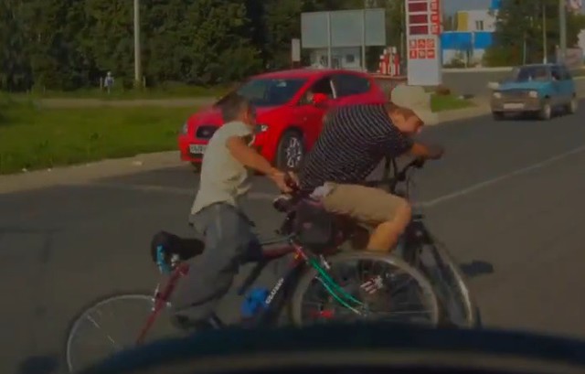 Внезапные велосипедисты