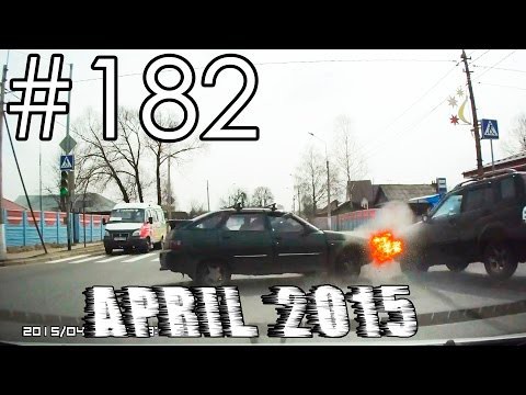 Подборка Аварий и ДТП #182 - Апрель 2015