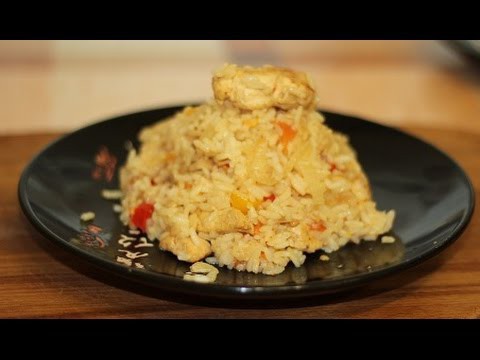 Рис с курочкой и овощами 