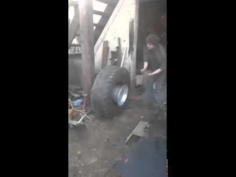 Вот это шиномонтаж 