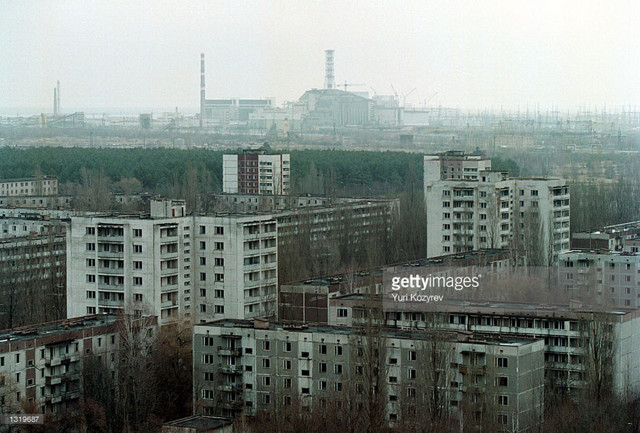 Редкие цветные фотографии Припяти в 90-е годы