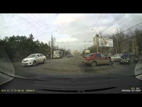 Авария с таксистом в Симферополе 