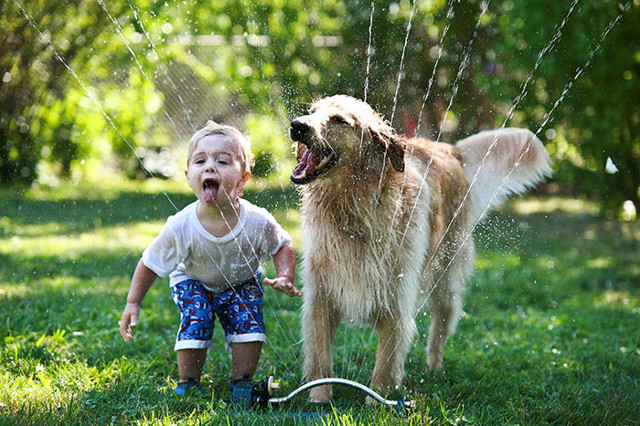 50 фотографий, доказывающих, что вашим детям нужна собака