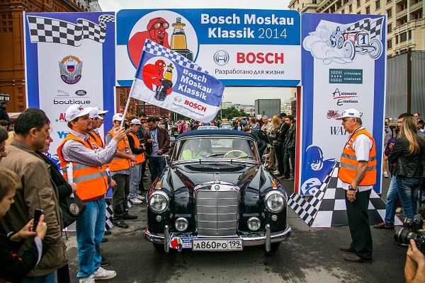 Старт ралли Bosch Moskau Klassik 2015