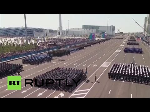 В Астане прошел самый масштабный в истории Казахстана военный парад