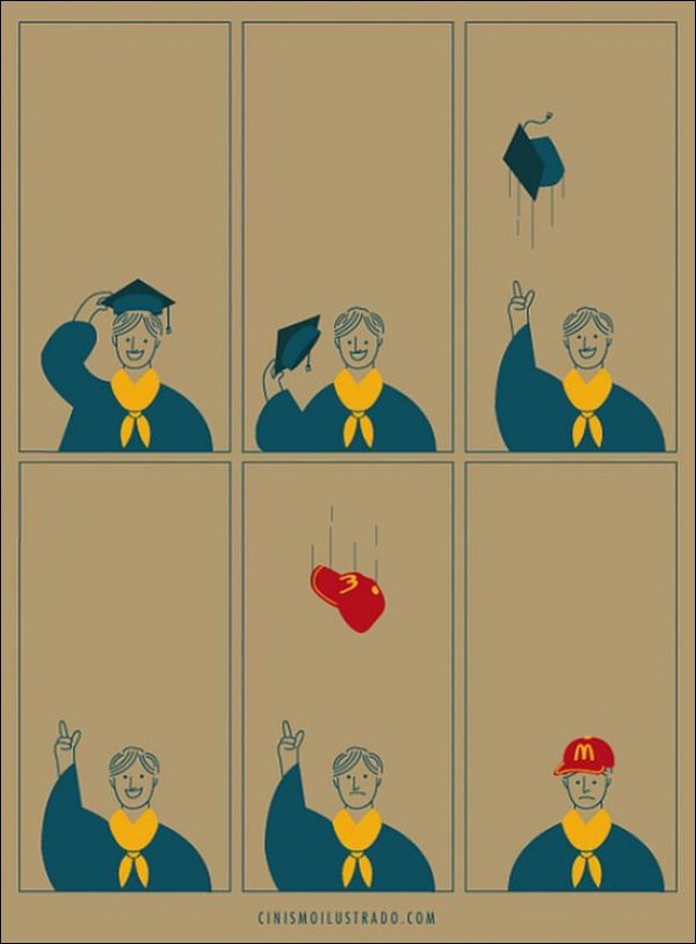 15 иллюстраций, пропитанных здоровым цинизмом