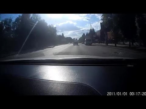 Затормозил на пешеходном 