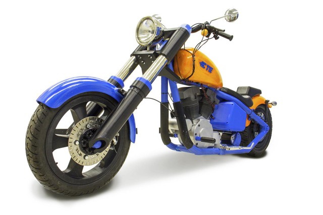 На 3D-принтере распечатали действующий мотоцикл
