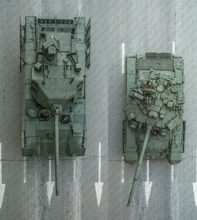 Т-14 и Т-90А - сравнение