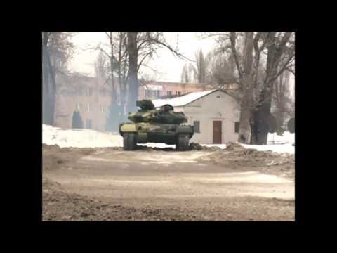 Дрифт на танке Т-64 