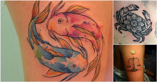 44 татуировки для всех знаков Зодиака