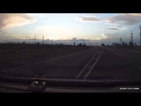 Авария на загородной трассе 