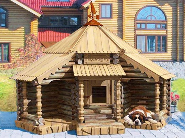 Собачьи элитные будки