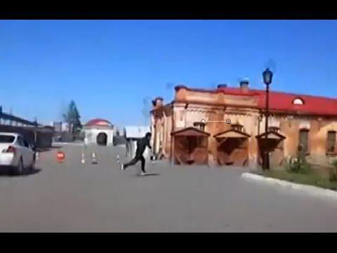 Погоня ДПС за 25 летним угонщиком