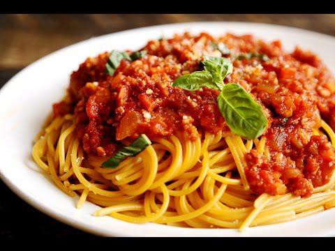 Как приготовить спагетти (пасту) с соусом "А-ля Болоньезе"