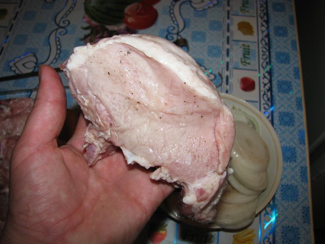Шашлык из свинины на кости