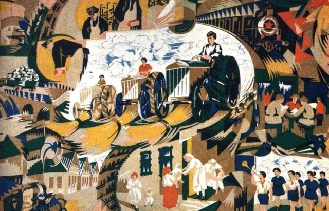 Пропаганда в действии: советские агитки 1920-х городов на текстиле