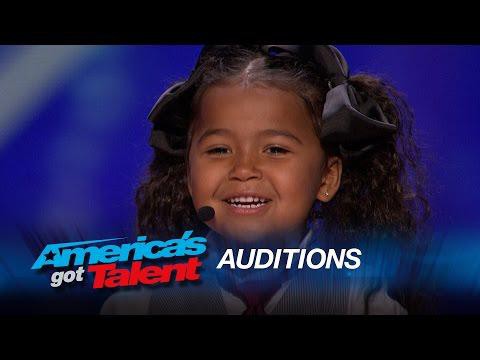 Маленькая девочка произвела фурор на американском шоу талантов