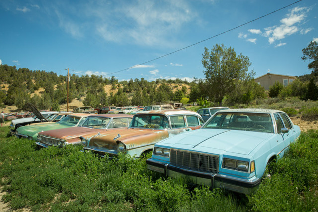 Кладбище автомобилей в штате ЮТА