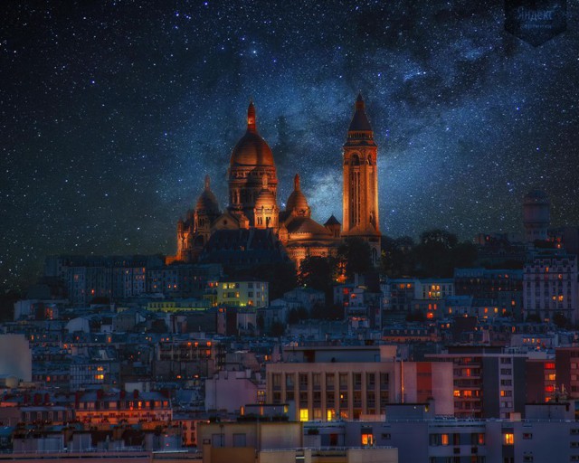 Париж, Ночной Монмартр