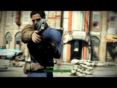Fallout 4! Геймплей "режим Комбата"!