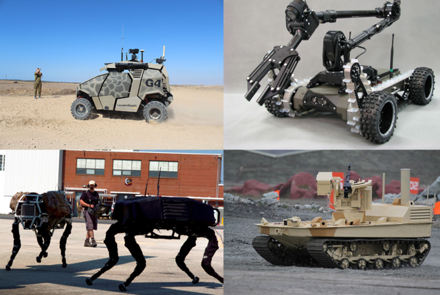 Сухопутные роботы в современных армиях