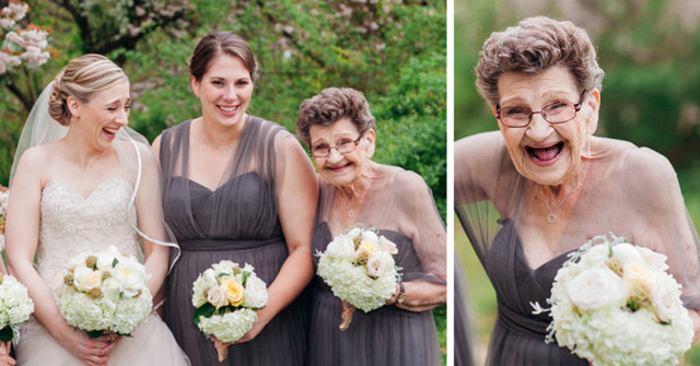 Внучка попросила свою 89-летнюю бабушку стать подружкой невесты на её свадьбе 