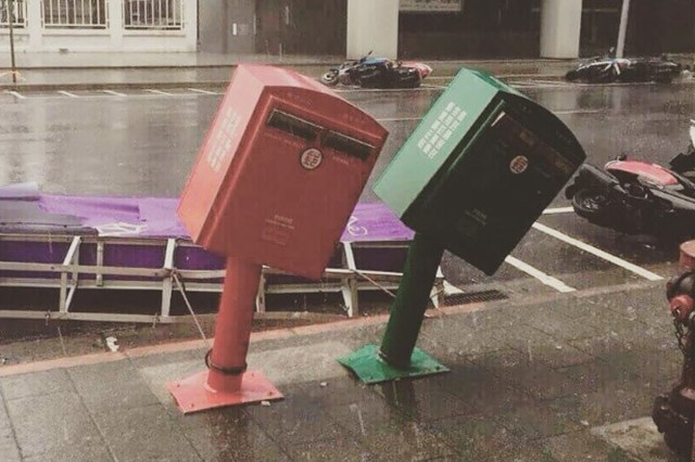 Приунывшие почтовые ящики взорвали Инстаграм Тайваня
