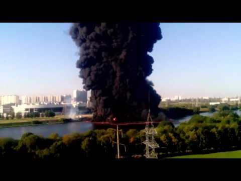 Пожар на Москве реке 
