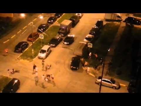 Жестокая массовая драка в Подмосковье