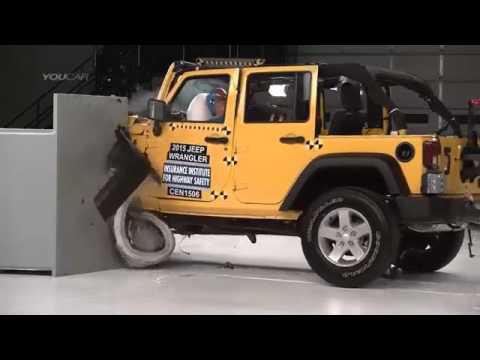 Краш-тест Jeep Wrangler 2015  