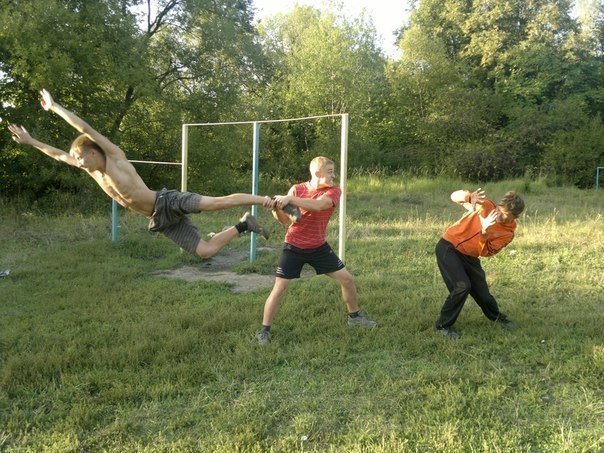 Веселье после футбола!