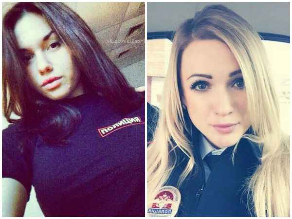 Милые девушки, вступившие в ряды полиции