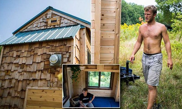 Чтобы не платить ежемесячно $800 за общежитие, американец построил мобильный дом