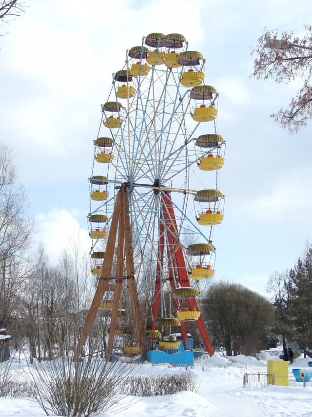 Парк отдыха в г. Великие Луки - зимой