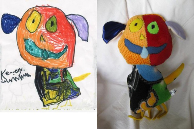 Забавные игрушки Венди Цао, созданные по картинкам детей