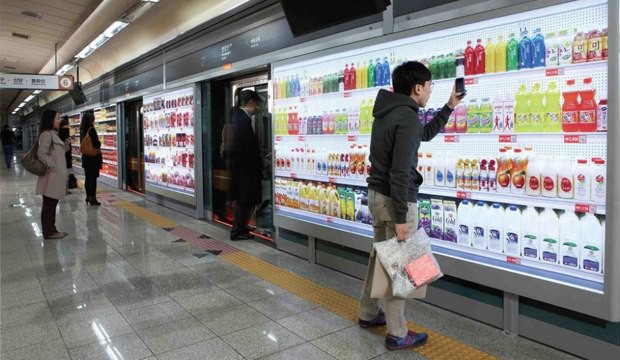 Первый в мире виртуальный магазин открылся в Южной Корее