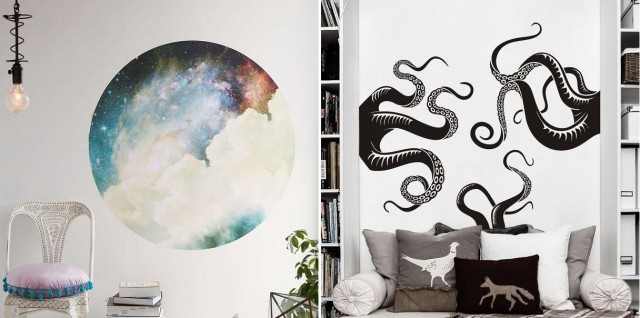 Креативные наклейки, которые превратят обычную стену в нечто потрясающее