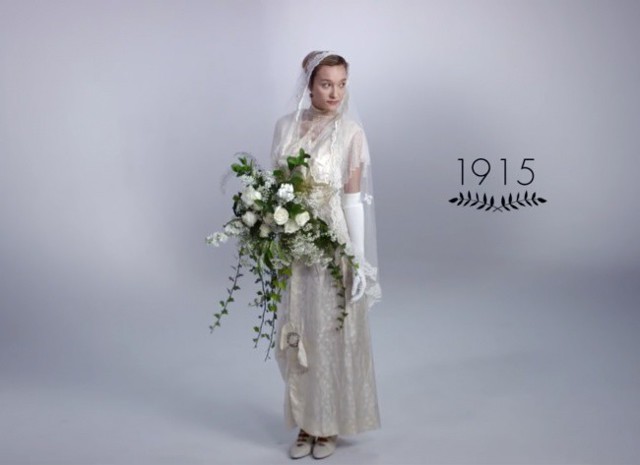Как изменилась свадебная мода за последние 100 лет