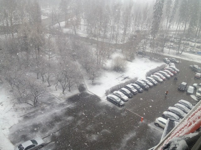 Россию засыпает снегом, счет автомобильных аварий пошел на сотни 