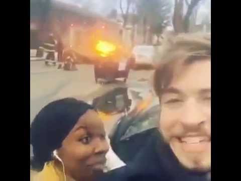 Почему не стоит делать селфи на фоне пожара 