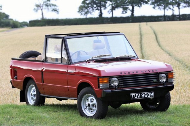 Range Rover с открытым кузовом 1973 года