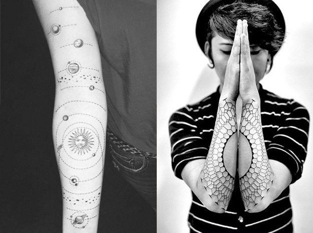 23 изящных тату-рукава, которые поразят ваше воображение